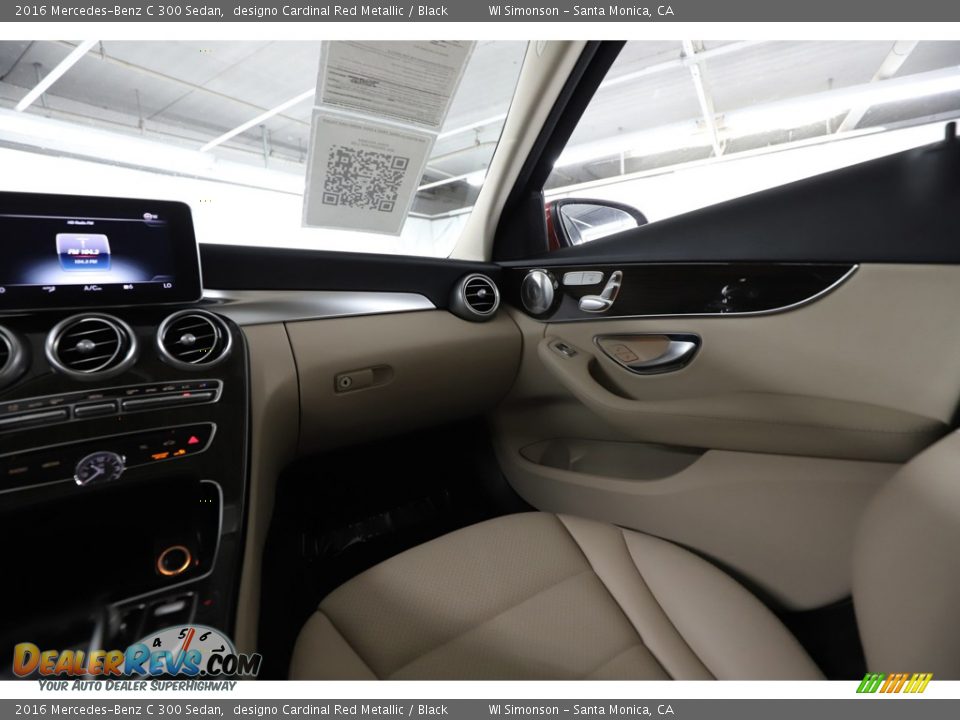 2016 Mercedes-Benz C 300 Sedan designo Cardinal Red Metallic / Black Photo #27