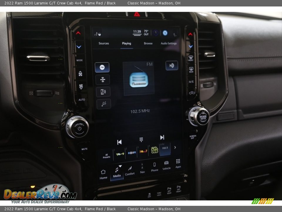 2022 Ram 1500 Laramie G/T Crew Cab 4x4 Flame Red / Black Photo #10
