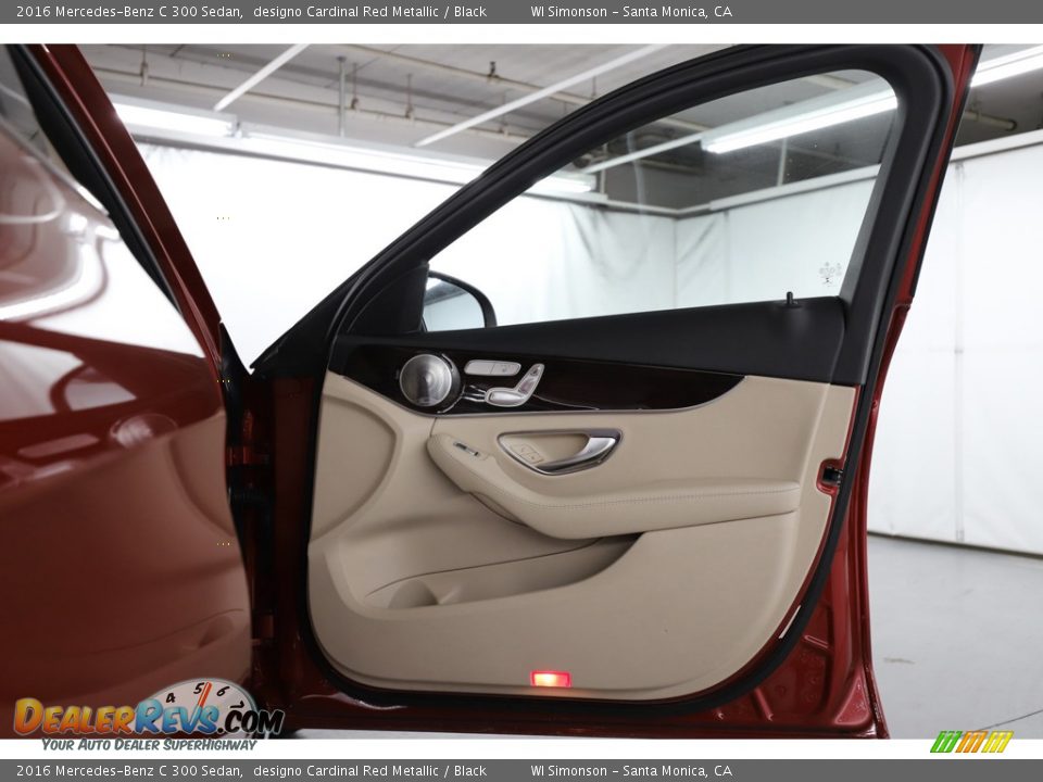 2016 Mercedes-Benz C 300 Sedan designo Cardinal Red Metallic / Black Photo #31