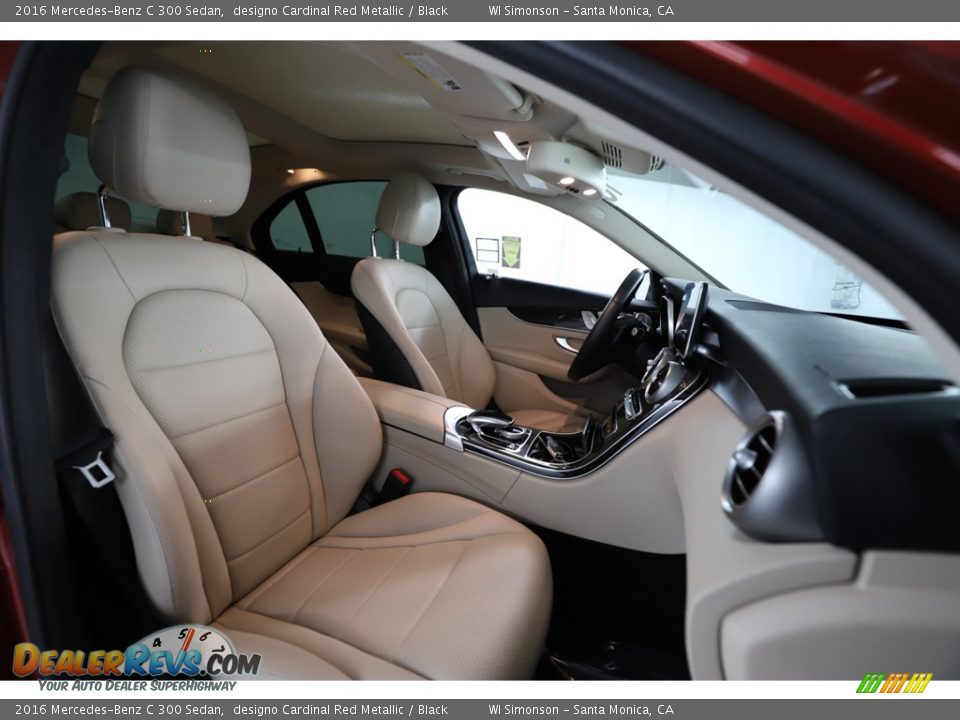 2016 Mercedes-Benz C 300 Sedan designo Cardinal Red Metallic / Black Photo #33