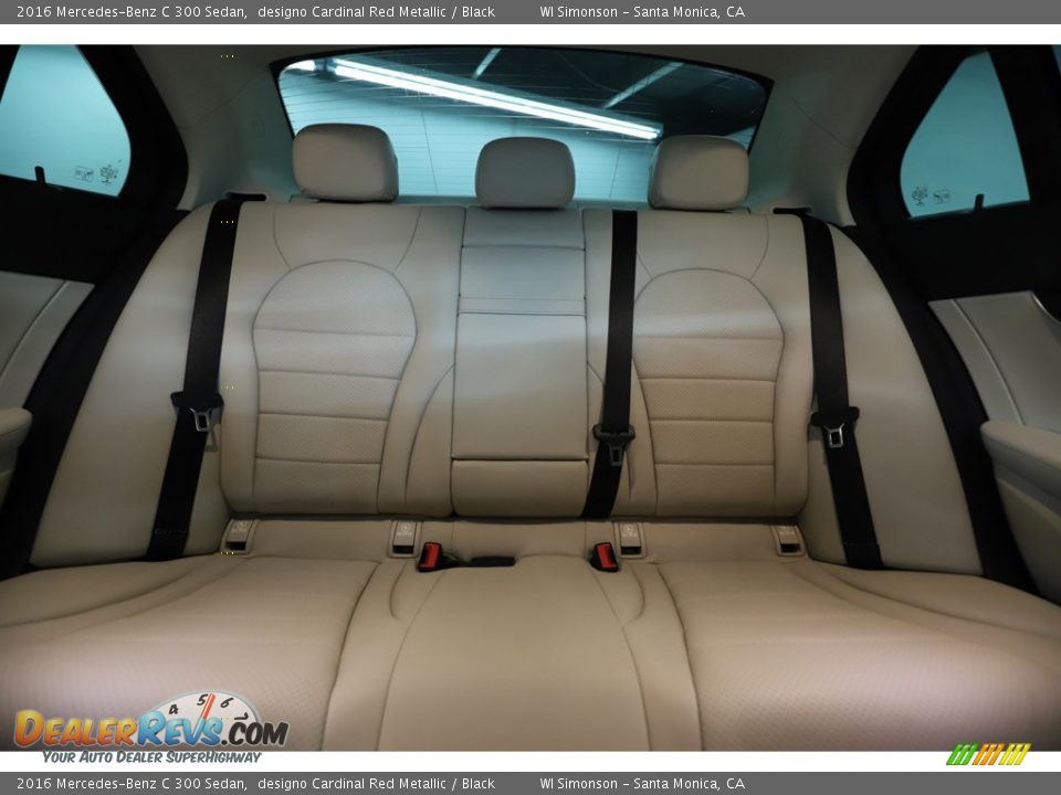 2016 Mercedes-Benz C 300 Sedan designo Cardinal Red Metallic / Black Photo #35