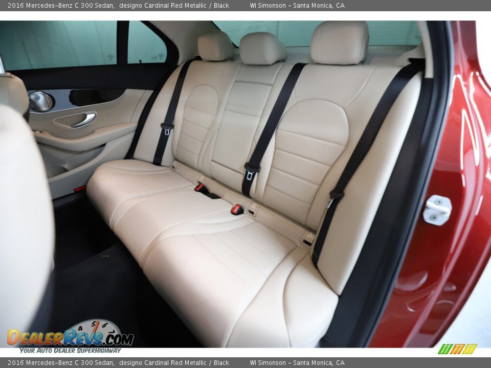2016 Mercedes-Benz C 300 Sedan designo Cardinal Red Metallic / Black Photo #36