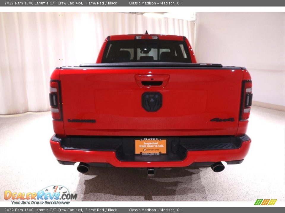 2022 Ram 1500 Laramie G/T Crew Cab 4x4 Flame Red / Black Photo #22