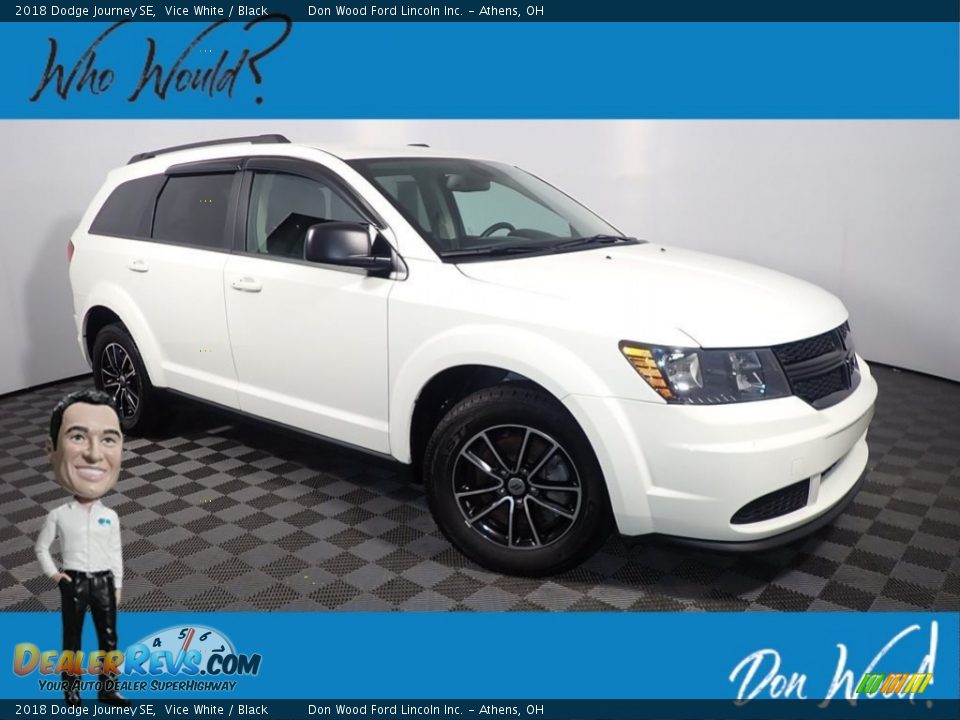 2018 Dodge Journey SE Vice White / Black Photo #1