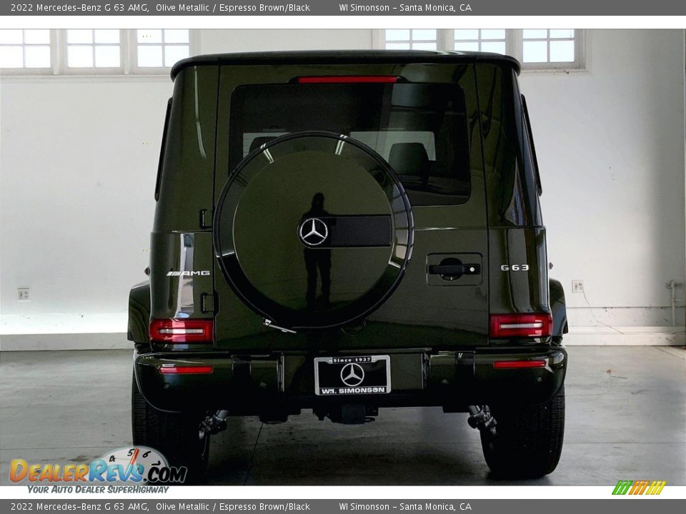 2022 Mercedes-Benz G 63 AMG Olive Metallic / Espresso Brown/Black Photo #3