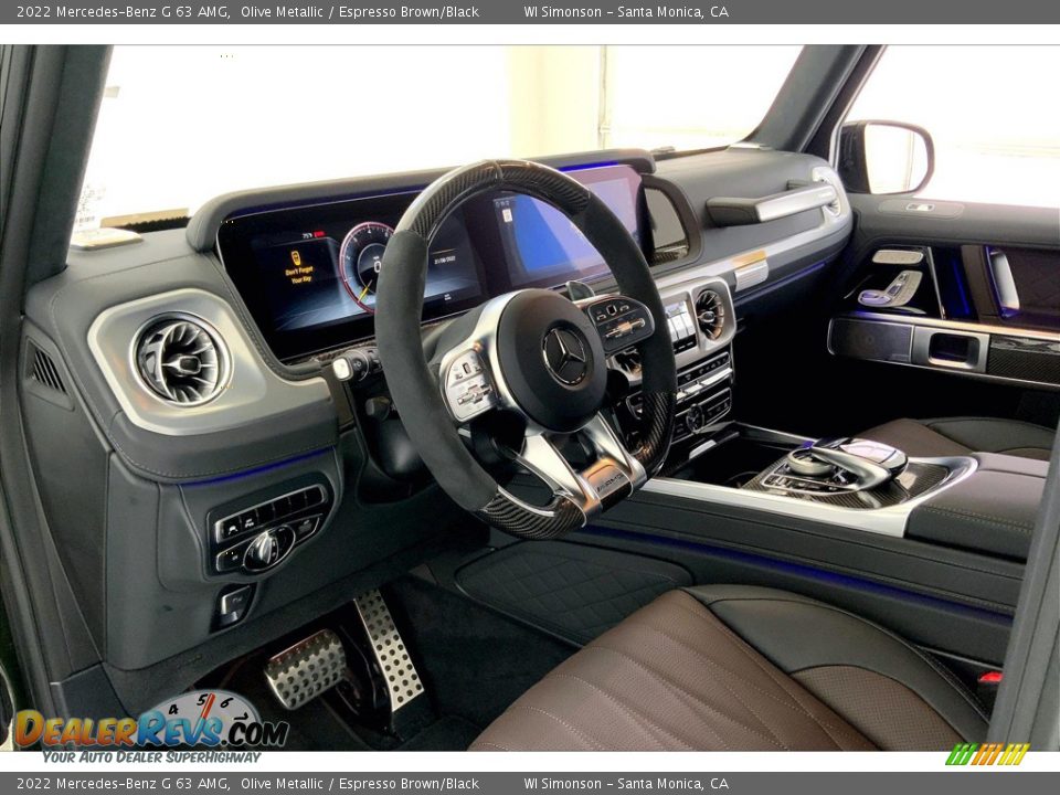 Espresso Brown/Black Interior - 2022 Mercedes-Benz G 63 AMG Photo #4
