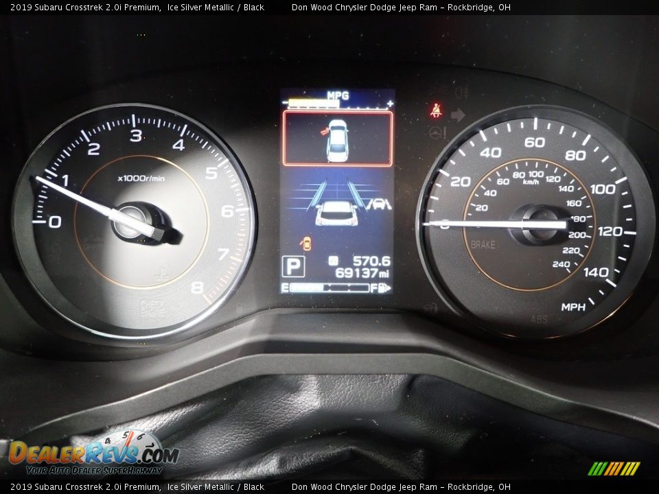 2019 Subaru Crosstrek 2.0i Premium Ice Silver Metallic / Black Photo #19