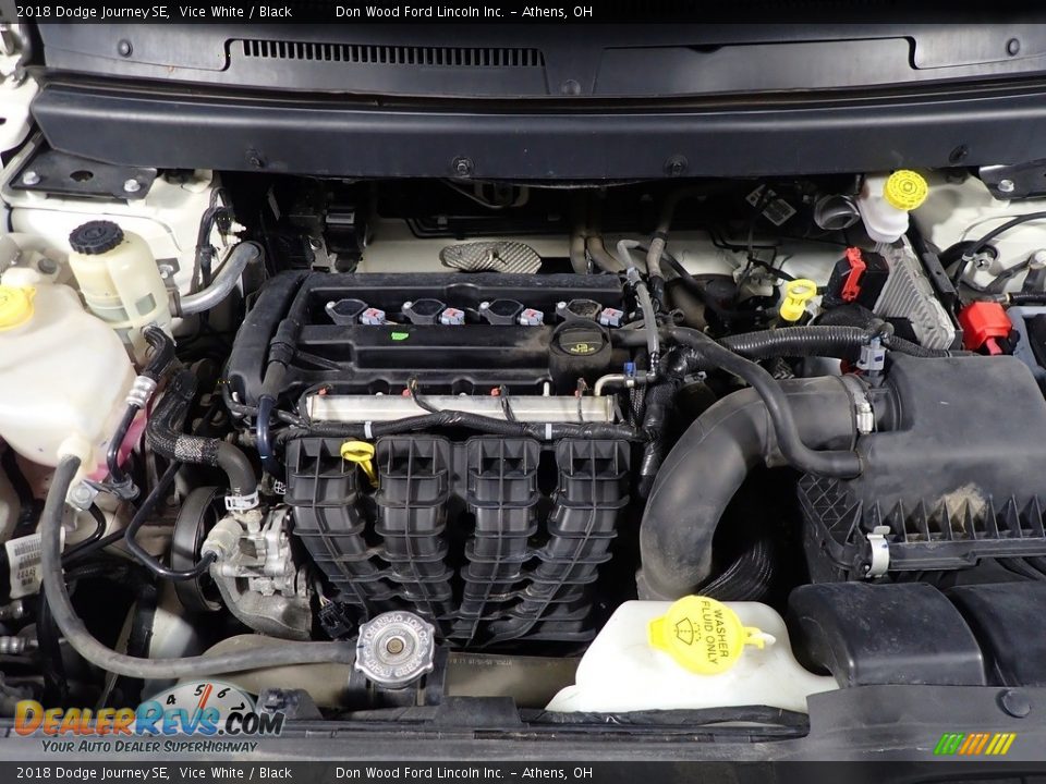 2018 Dodge Journey SE Vice White / Black Photo #6