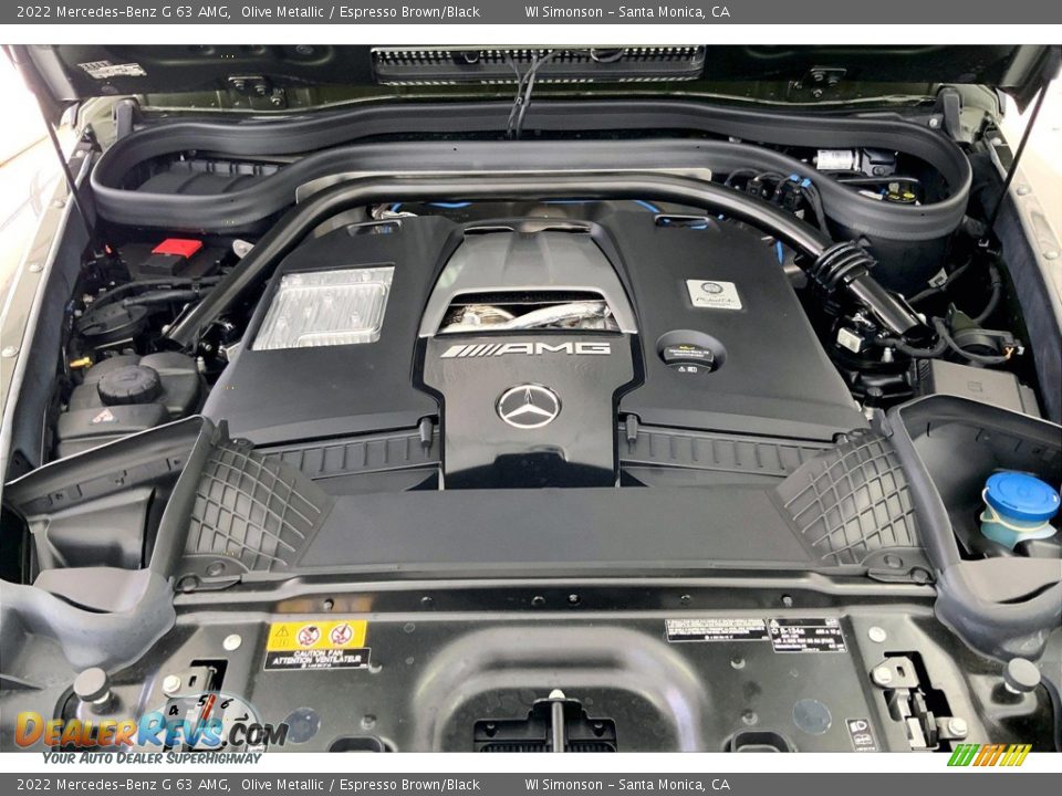 2022 Mercedes-Benz G 63 AMG 4.0 Liter DI biturbo DOHC 32-Valve VVT V8 Engine Photo #9