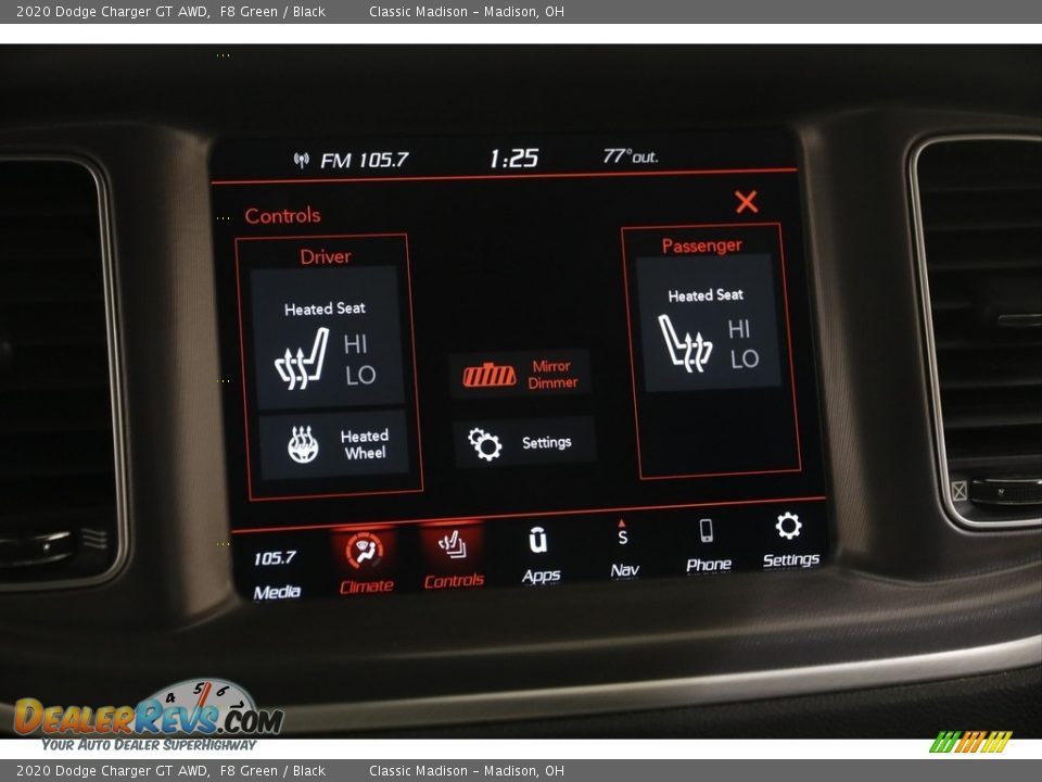 2020 Dodge Charger GT AWD F8 Green / Black Photo #11