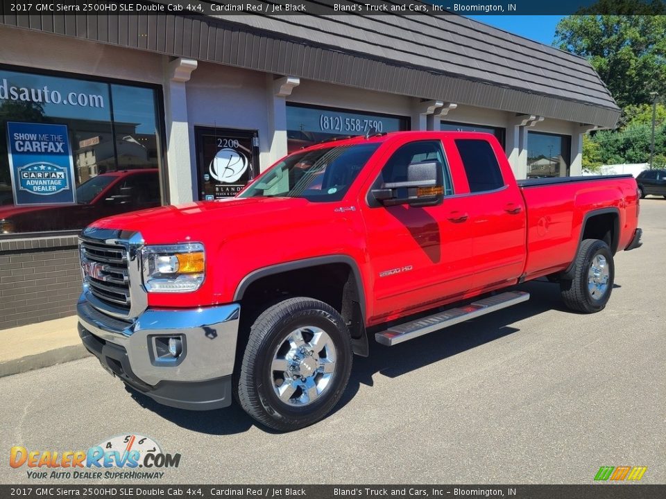 2017 GMC Sierra 2500HD SLE Double Cab 4x4 Cardinal Red / Jet Black Photo #2