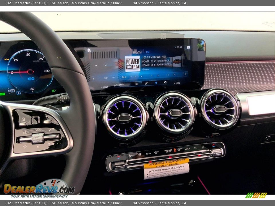 Controls of 2022 Mercedes-Benz EQB 350 4Matic Photo #7