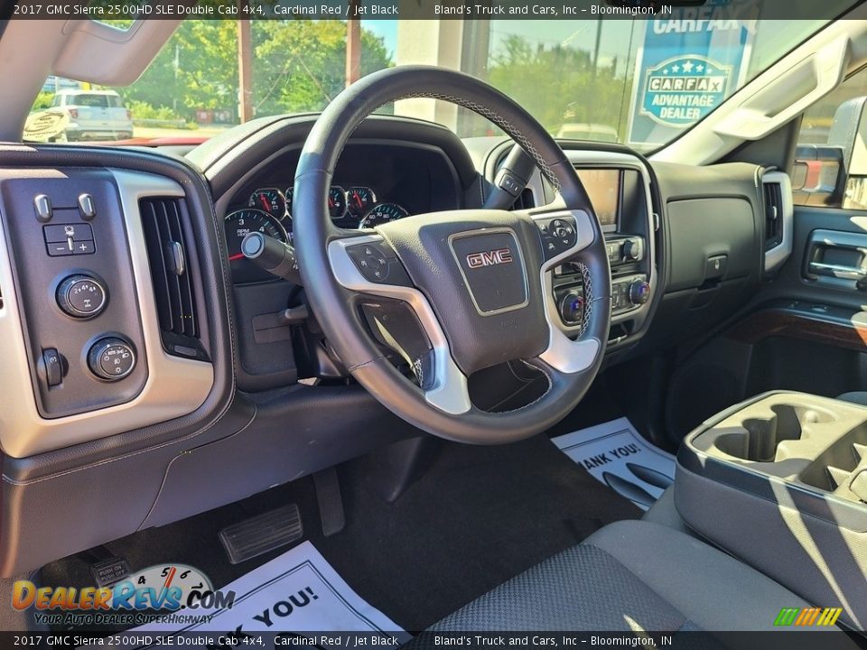 Dashboard of 2017 GMC Sierra 2500HD SLE Double Cab 4x4 Photo #9