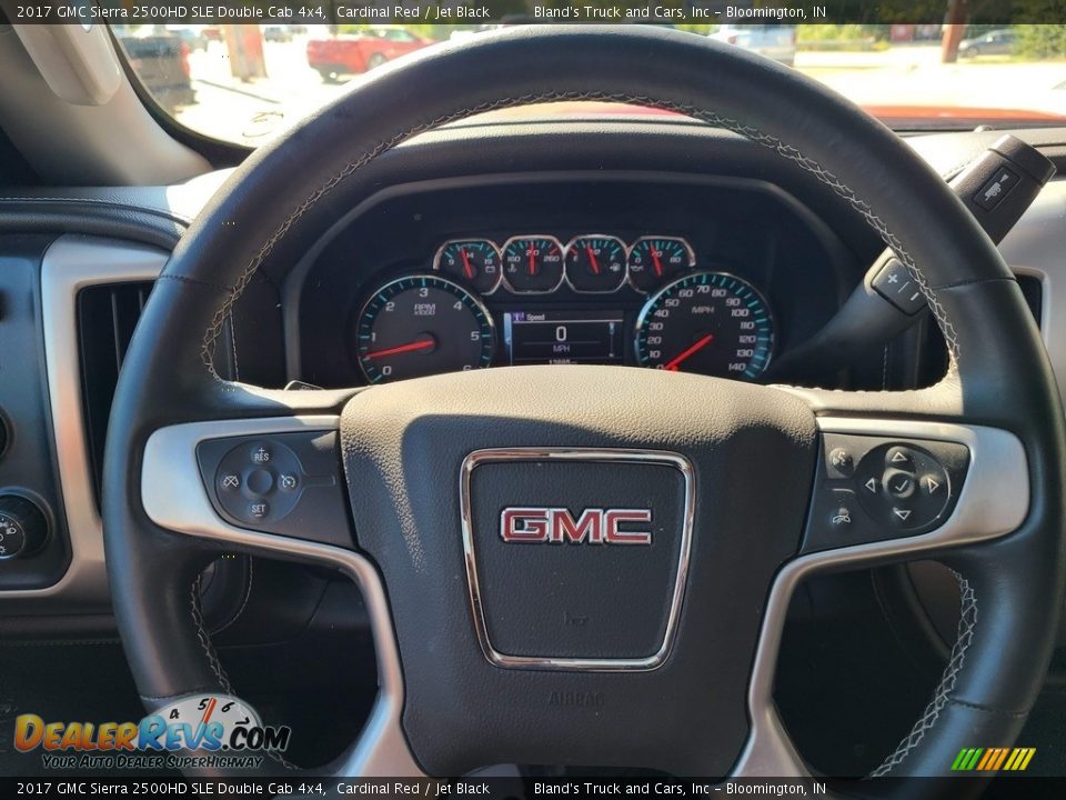 2017 GMC Sierra 2500HD SLE Double Cab 4x4 Steering Wheel Photo #13