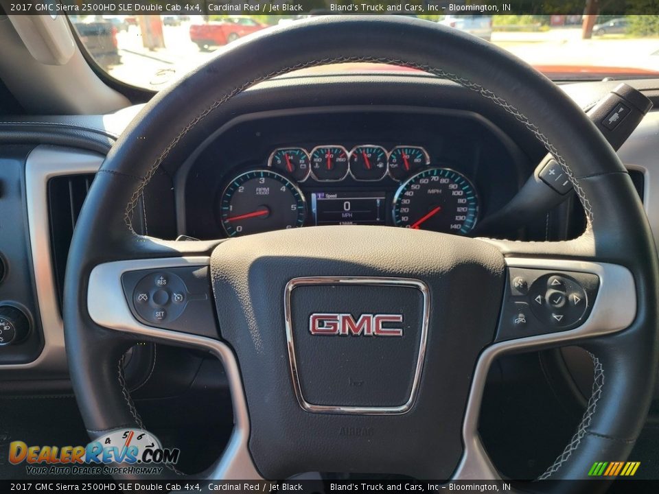2017 GMC Sierra 2500HD SLE Double Cab 4x4 Steering Wheel Photo #13