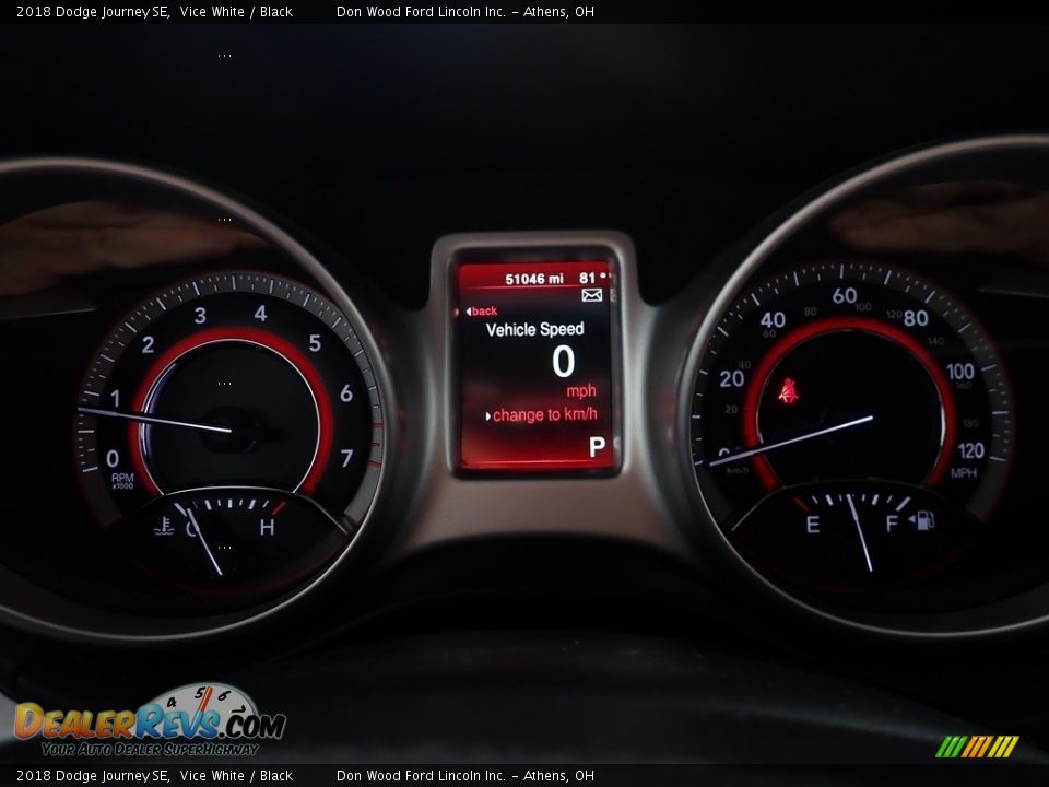 2018 Dodge Journey SE Vice White / Black Photo #27