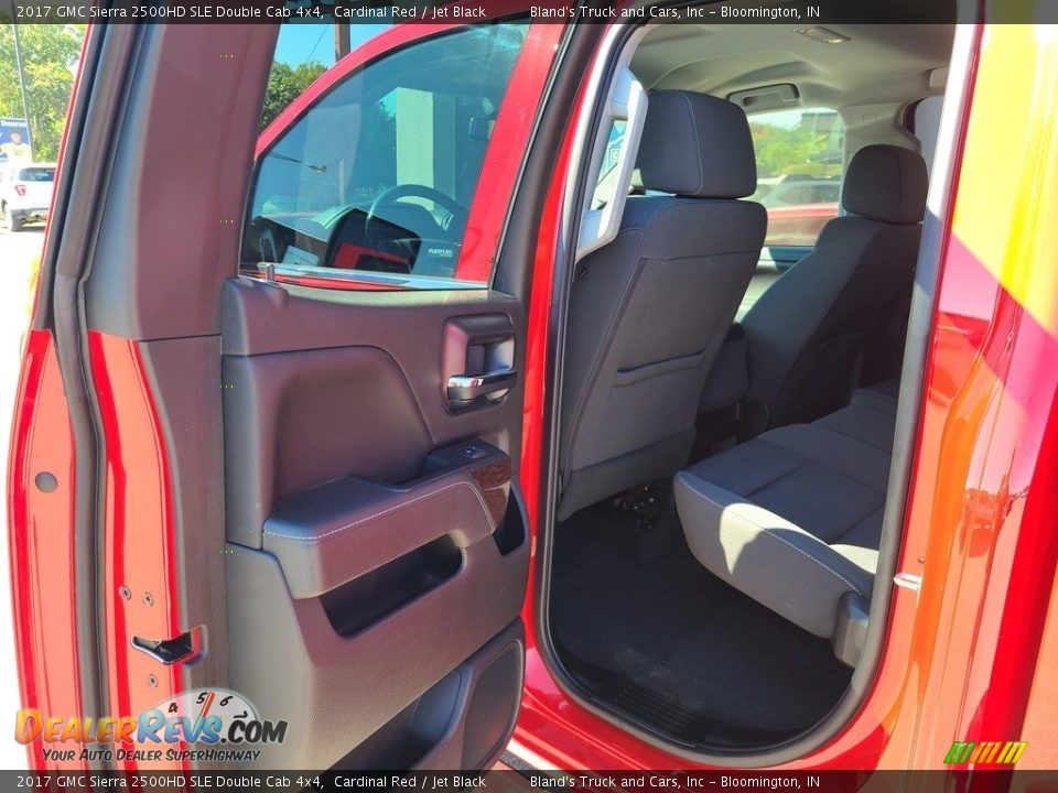 2017 GMC Sierra 2500HD SLE Double Cab 4x4 Cardinal Red / Jet Black Photo #35