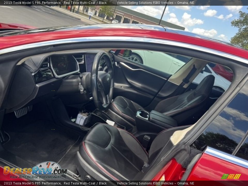 Front Seat of 2013 Tesla Model S P85 Performance Photo #8