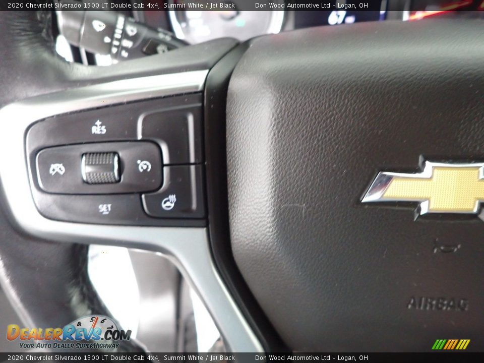 2020 Chevrolet Silverado 1500 LT Double Cab 4x4 Summit White / Jet Black Photo #16