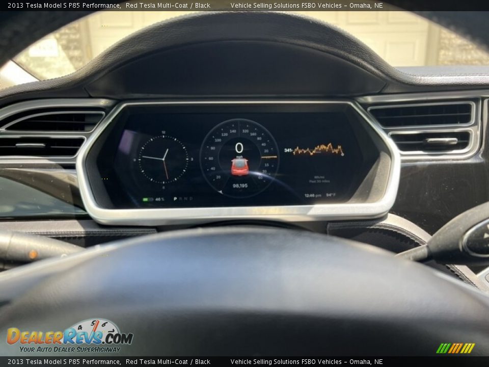 2013 Tesla Model S P85 Performance Gauges Photo #16