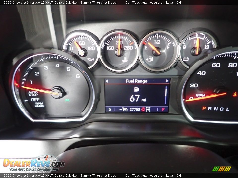 2020 Chevrolet Silverado 1500 LT Double Cab 4x4 Summit White / Jet Black Photo #18
