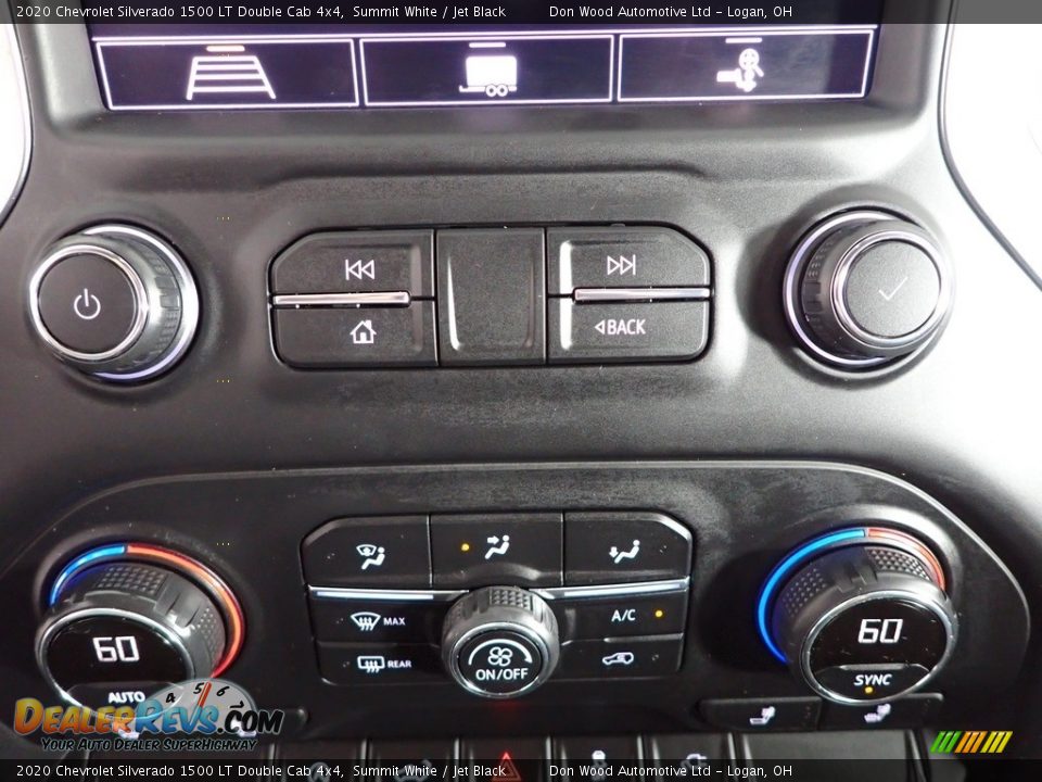 2020 Chevrolet Silverado 1500 LT Double Cab 4x4 Summit White / Jet Black Photo #19