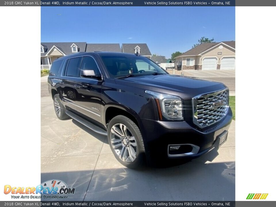 2018 GMC Yukon XL Denali 4WD Iridium Metallic / Cocoa/Dark Atmosphere Photo #1