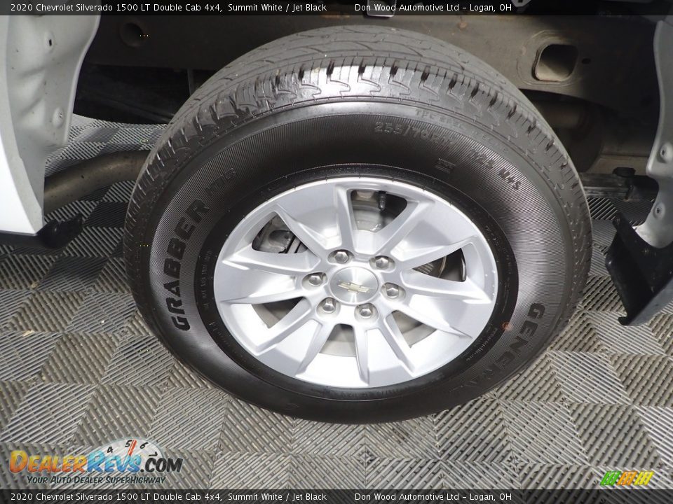 2020 Chevrolet Silverado 1500 LT Double Cab 4x4 Summit White / Jet Black Photo #31