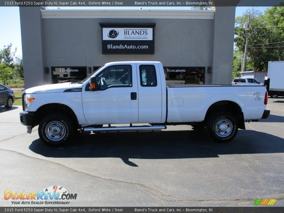 2015 Ford F250 Super Duty XL Super Cab 4x4 Oxford White / Steel Photo #1