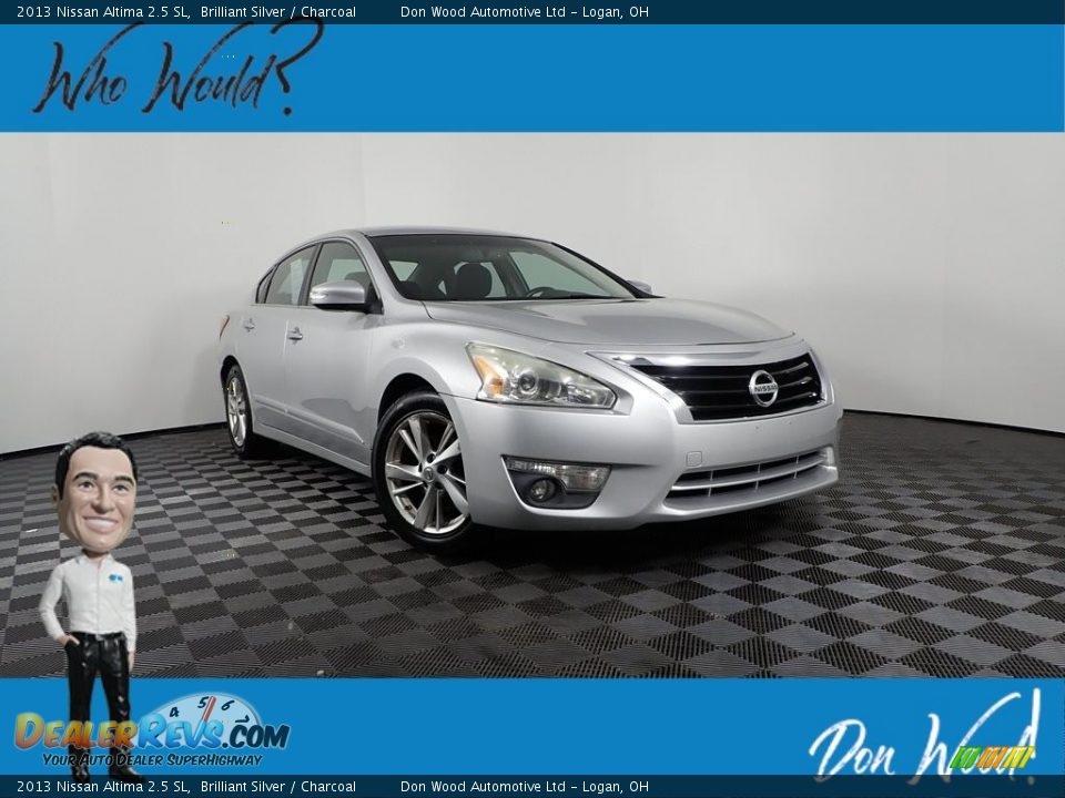 2013 Nissan Altima 2.5 SL Brilliant Silver / Charcoal Photo #1