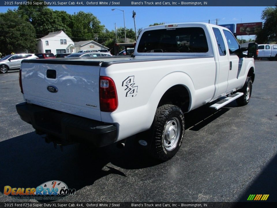 2015 Ford F250 Super Duty XL Super Cab 4x4 Oxford White / Steel Photo #4