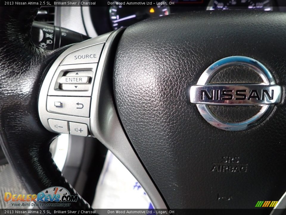 2013 Nissan Altima 2.5 SL Brilliant Silver / Charcoal Photo #17
