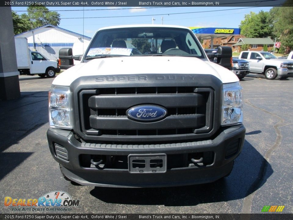 2015 Ford F250 Super Duty XL Super Cab 4x4 Oxford White / Steel Photo #21