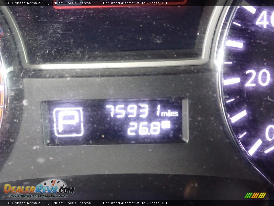 2013 Nissan Altima 2.5 SL Brilliant Silver / Charcoal Photo #31