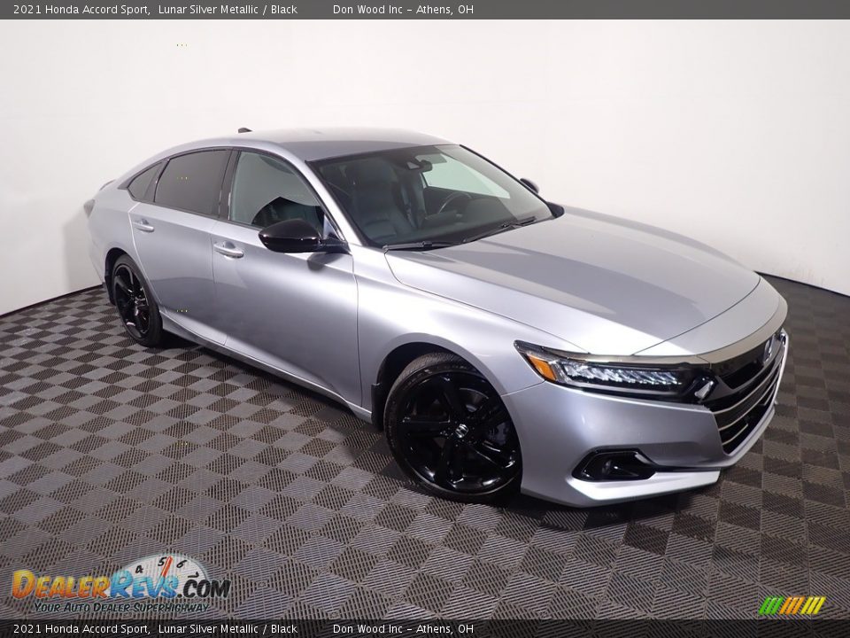 2021 Honda Accord Sport Lunar Silver Metallic / Black Photo #3