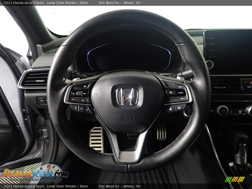 2021 Honda Accord Sport Lunar Silver Metallic / Black Photo #23