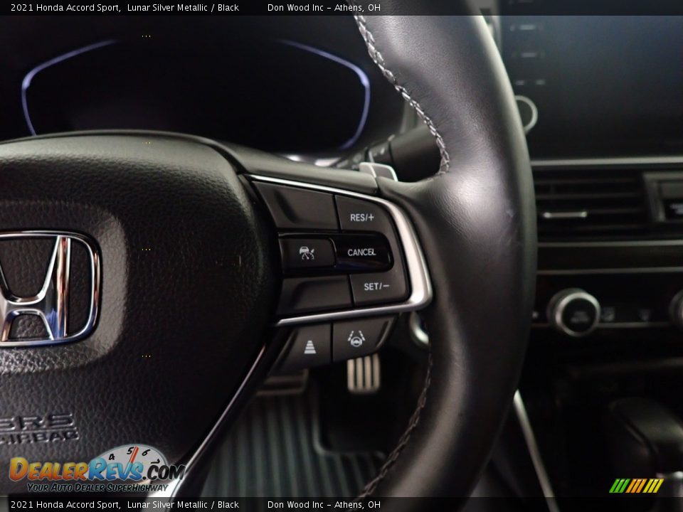 2021 Honda Accord Sport Lunar Silver Metallic / Black Photo #26