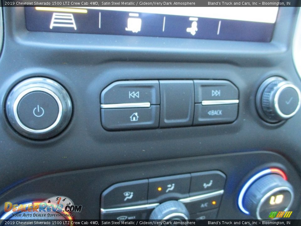 2019 Chevrolet Silverado 1500 LTZ Crew Cab 4WD Satin Steel Metallic / Gideon/Very Dark Atmosphere Photo #23