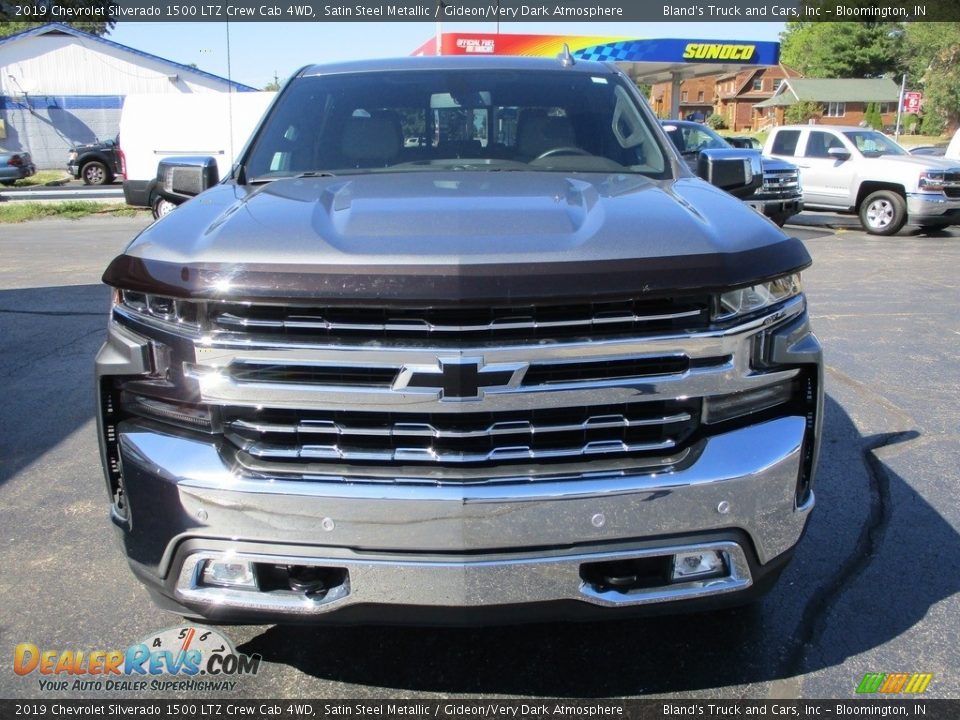 2019 Chevrolet Silverado 1500 LTZ Crew Cab 4WD Satin Steel Metallic / Gideon/Very Dark Atmosphere Photo #32