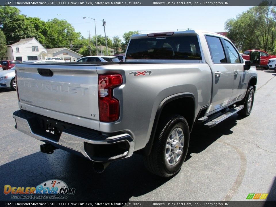 2022 Chevrolet Silverado 2500HD LT Crew Cab 4x4 Silver Ice Metallic / Jet Black Photo #4