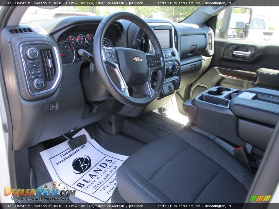 Jet Black Interior - 2022 Chevrolet Silverado 2500HD LT Crew Cab 4x4 Photo #6