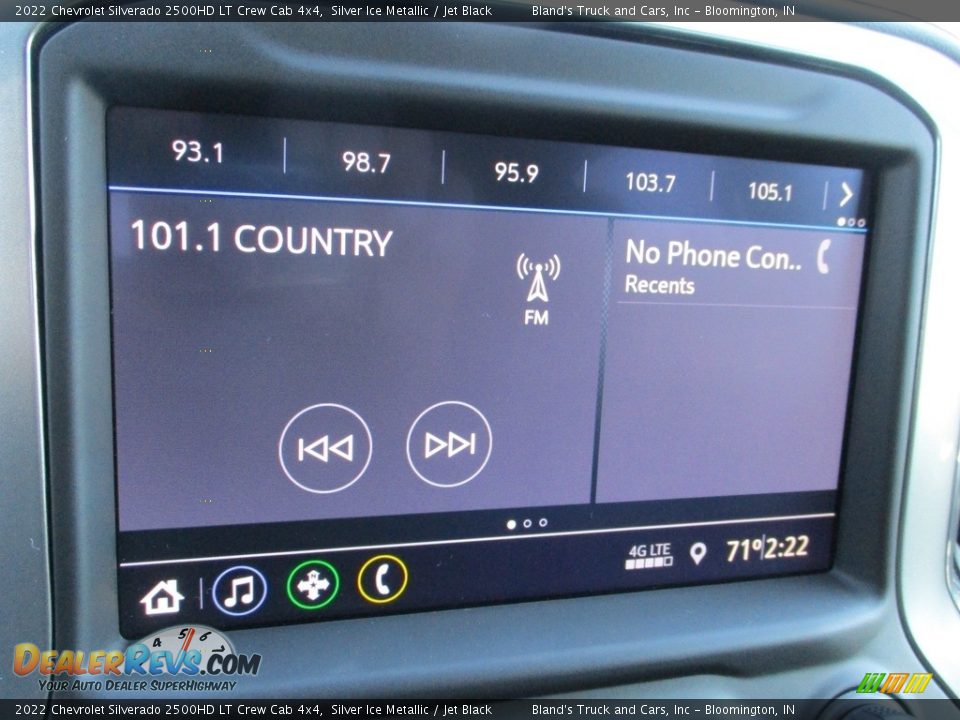 Audio System of 2022 Chevrolet Silverado 2500HD LT Crew Cab 4x4 Photo #19