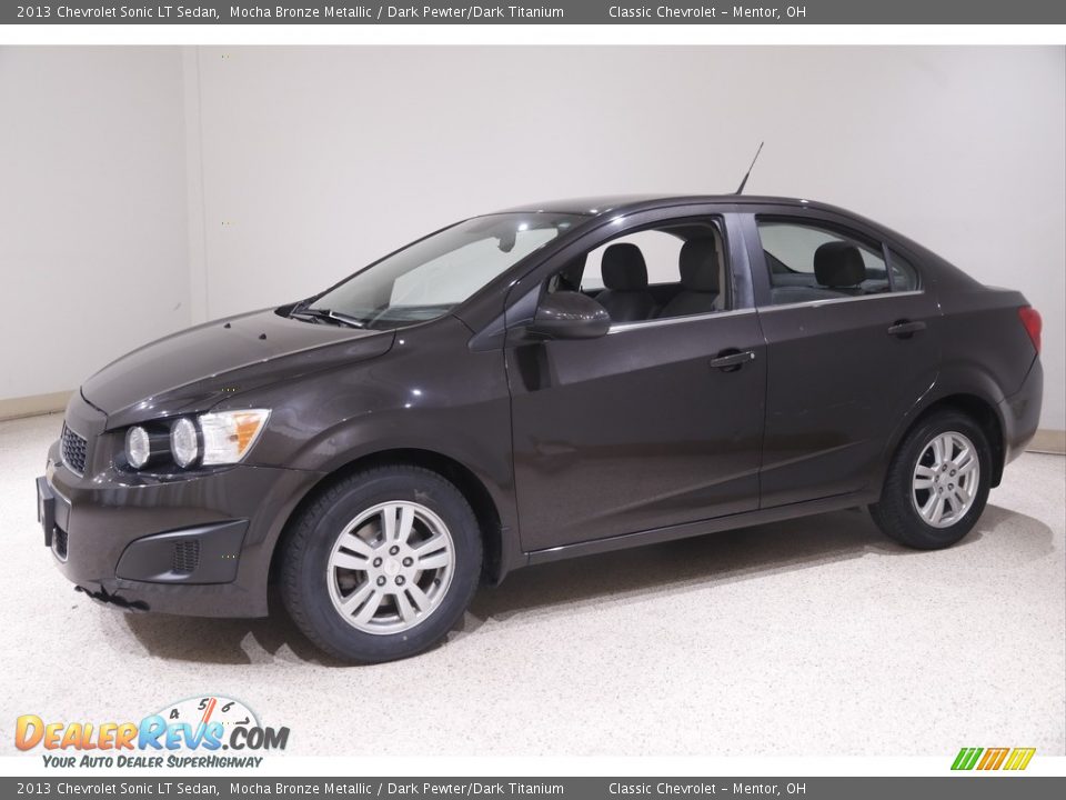 2013 Chevrolet Sonic LT Sedan Mocha Bronze Metallic / Dark Pewter/Dark Titanium Photo #3