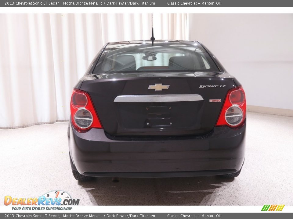 2013 Chevrolet Sonic LT Sedan Mocha Bronze Metallic / Dark Pewter/Dark Titanium Photo #16