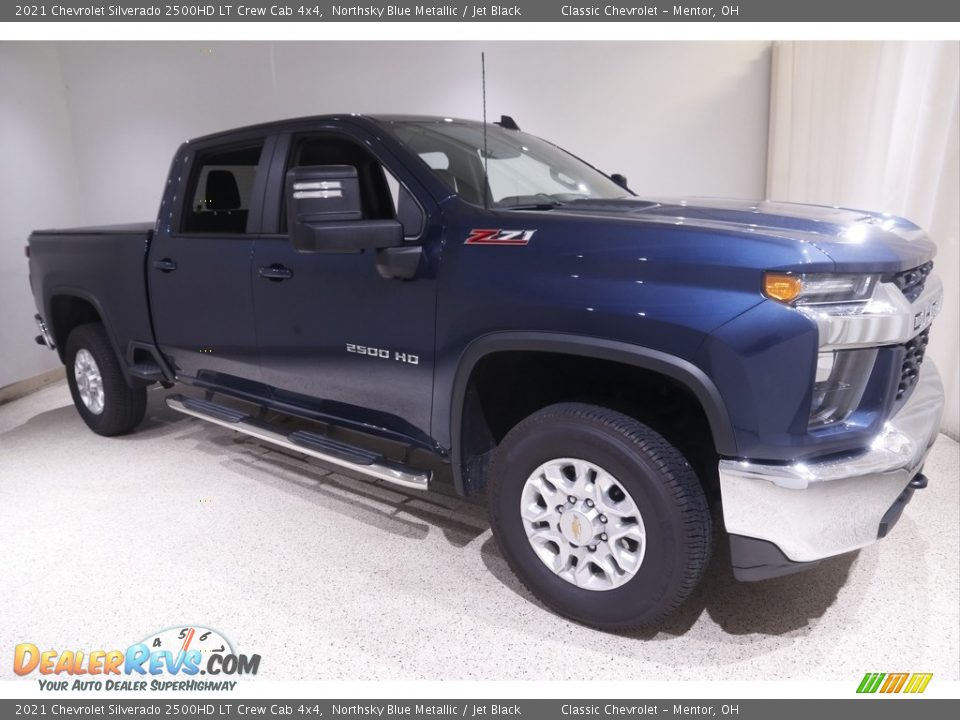 2021 Chevrolet Silverado 2500HD LT Crew Cab 4x4 Northsky Blue Metallic / Jet Black Photo #1