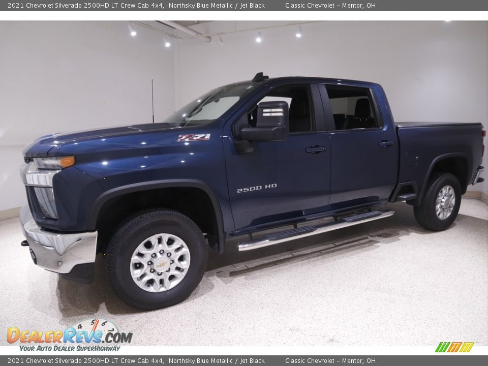 2021 Chevrolet Silverado 2500HD LT Crew Cab 4x4 Northsky Blue Metallic / Jet Black Photo #3