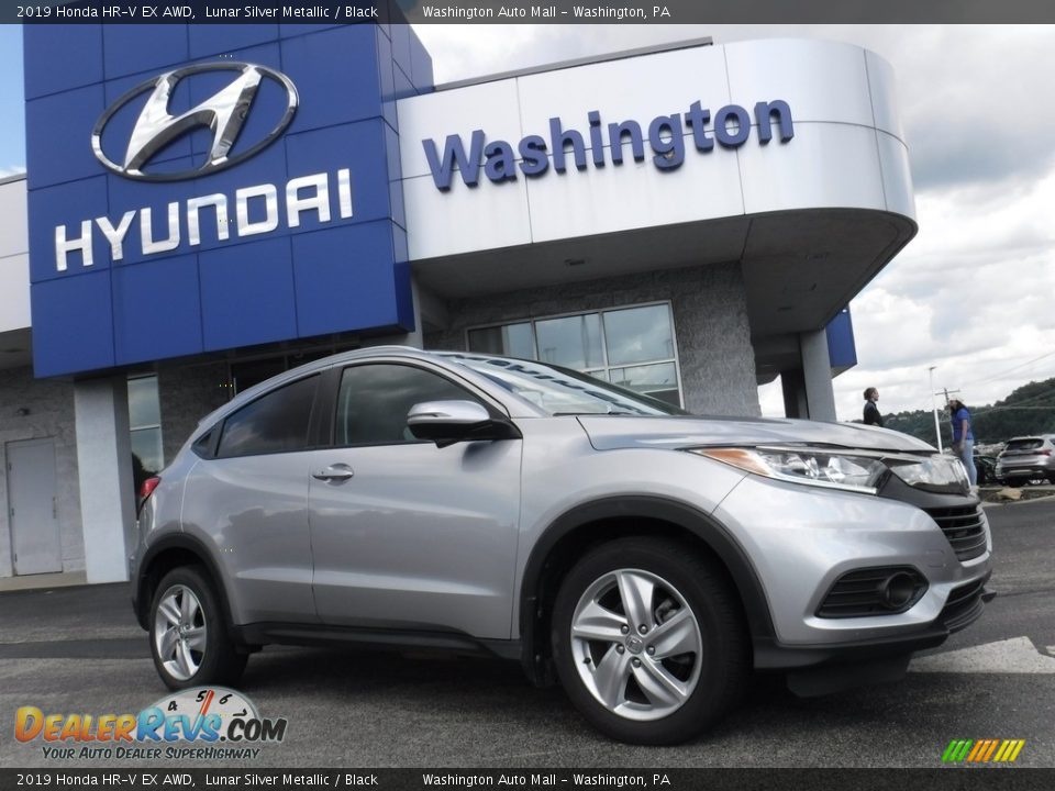 2019 Honda HR-V EX AWD Lunar Silver Metallic / Black Photo #2