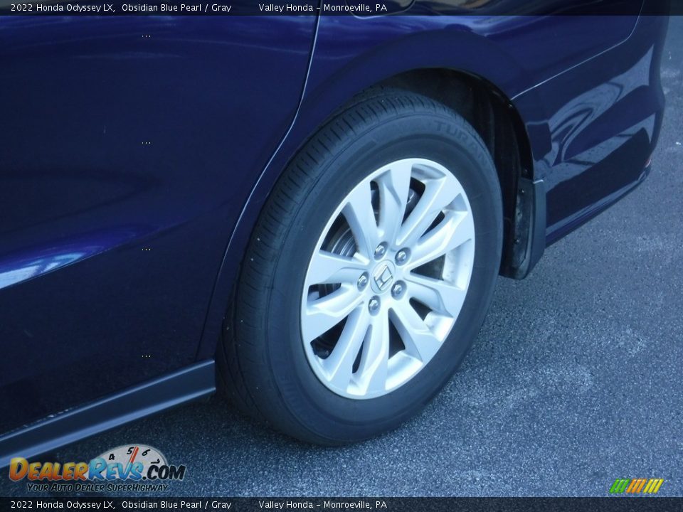 2022 Honda Odyssey LX Obsidian Blue Pearl / Gray Photo #3