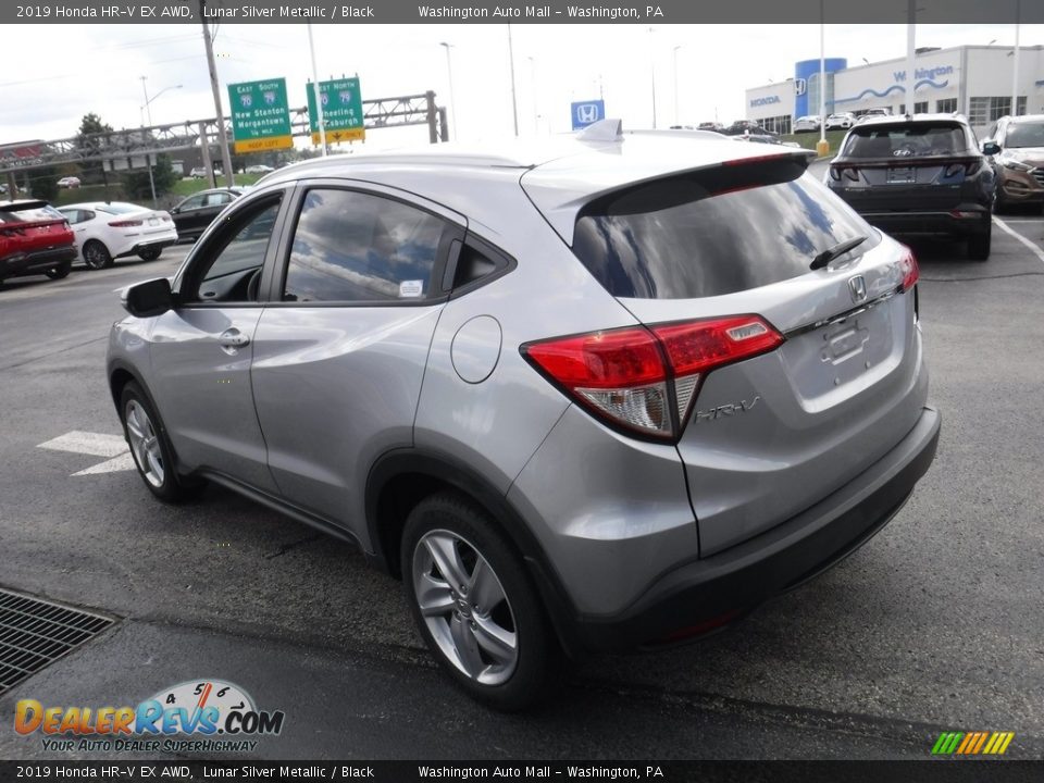 2019 Honda HR-V EX AWD Lunar Silver Metallic / Black Photo #7