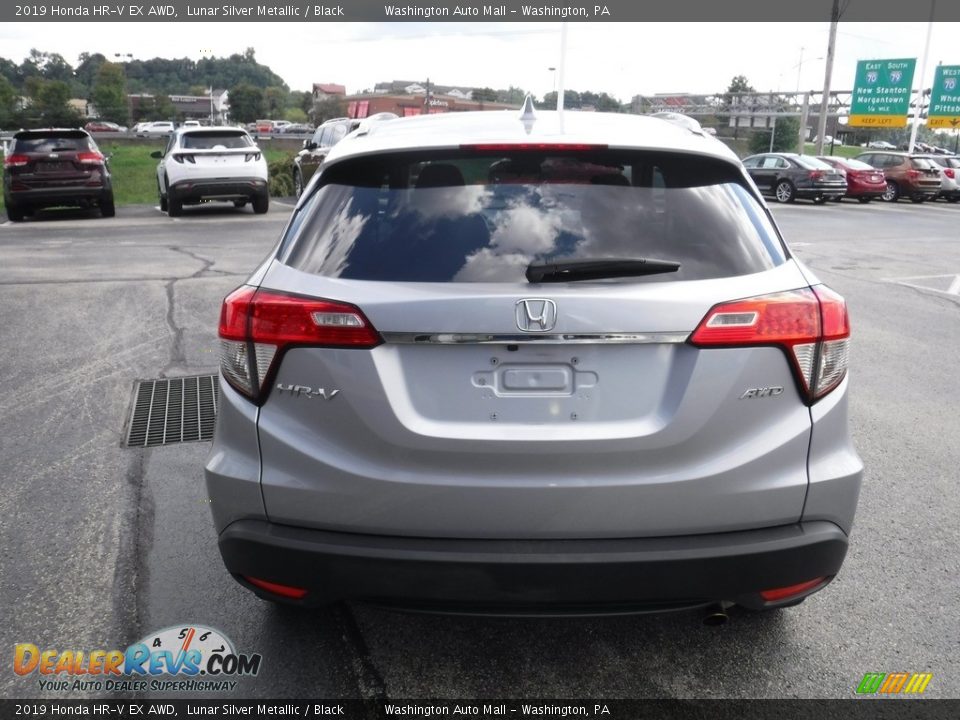 2019 Honda HR-V EX AWD Lunar Silver Metallic / Black Photo #8